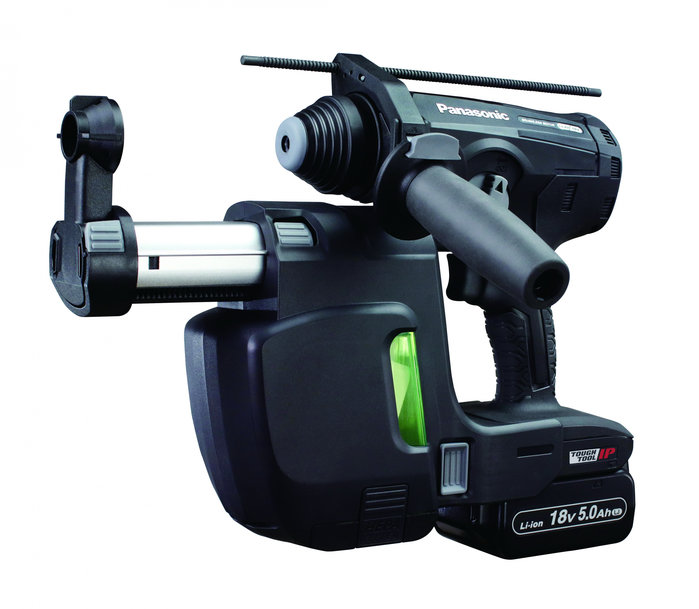 Panasonic's new 18V cordless rotary hammer delivers powerful drilling and lightweight convenience
